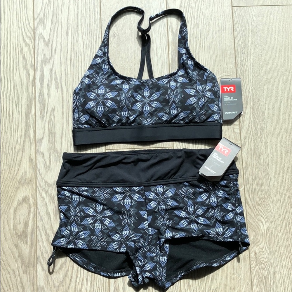 TYR Swim/Sports Top With Matching Boy Shorts